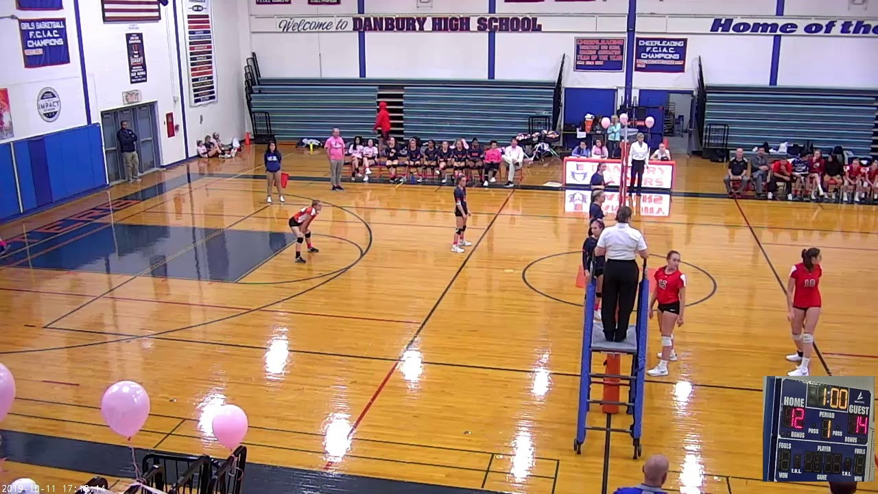 Girls Volleyball Danbury vs Greenwich High School 10-11-19
