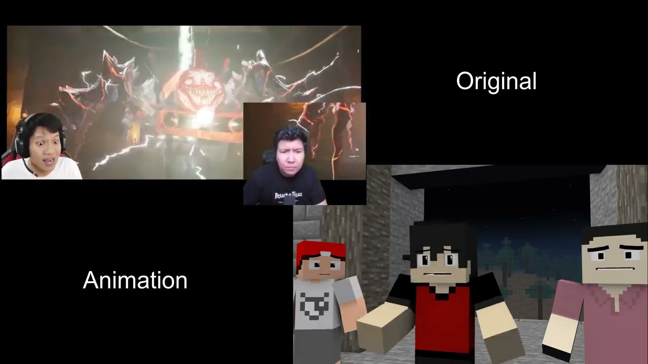 Original vs Animation -choo choo charles part 2-