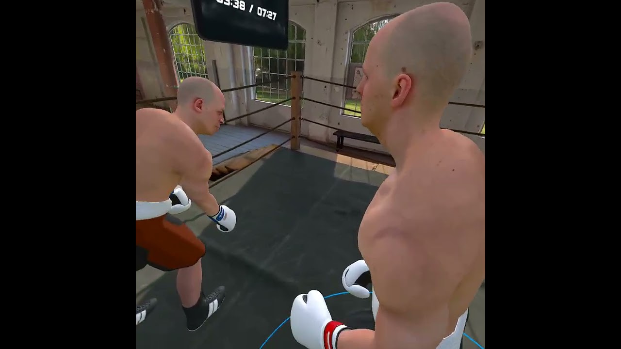 Using that deadly right cross! Boxing Underdog