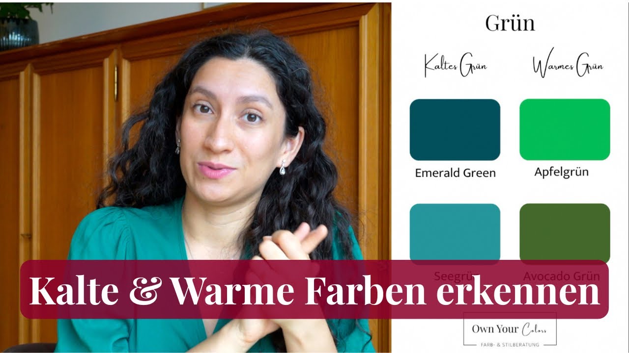 Warme vs. Kalte Farben - Wie unterscheide ich ich KALT und WARM Farben?