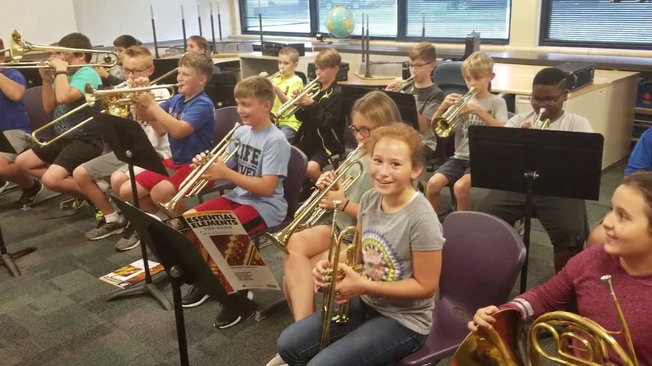 Fifth grade band first notes