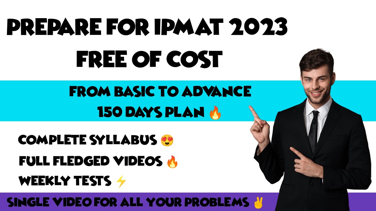 How to prepare for ipmat 2023/2024 for free | free ipmat preparation by IPM SHALA | tips for ipmat