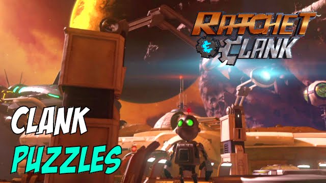 Ratchet & Clank (2016) - Nebula G34: All Clank Puzzles | Journey Outside the Airlock (1080p)