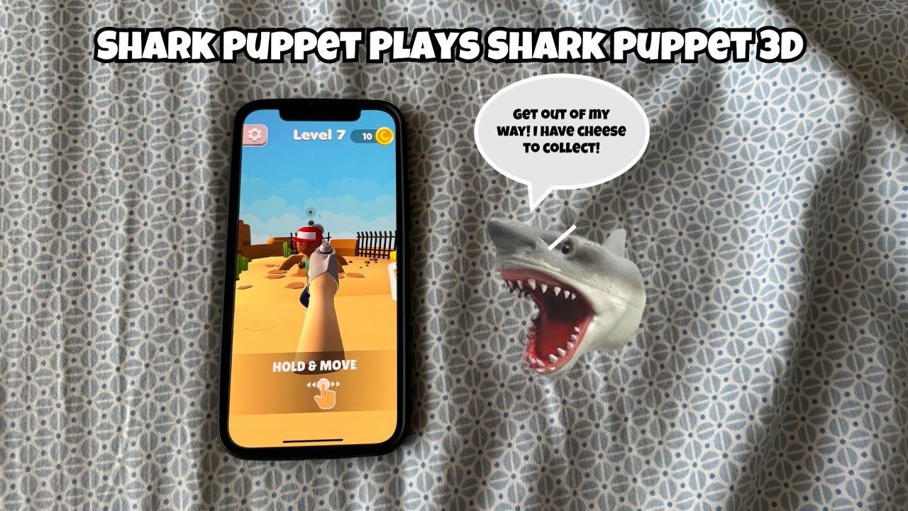 SB Movie: Shark Puppet играет в Shark Puppet 3D!