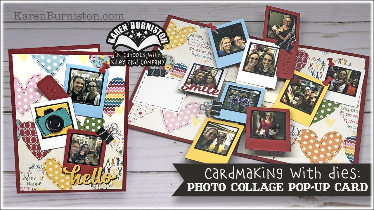 Cardmaking with Dies: Photo Collage Pop-up Card