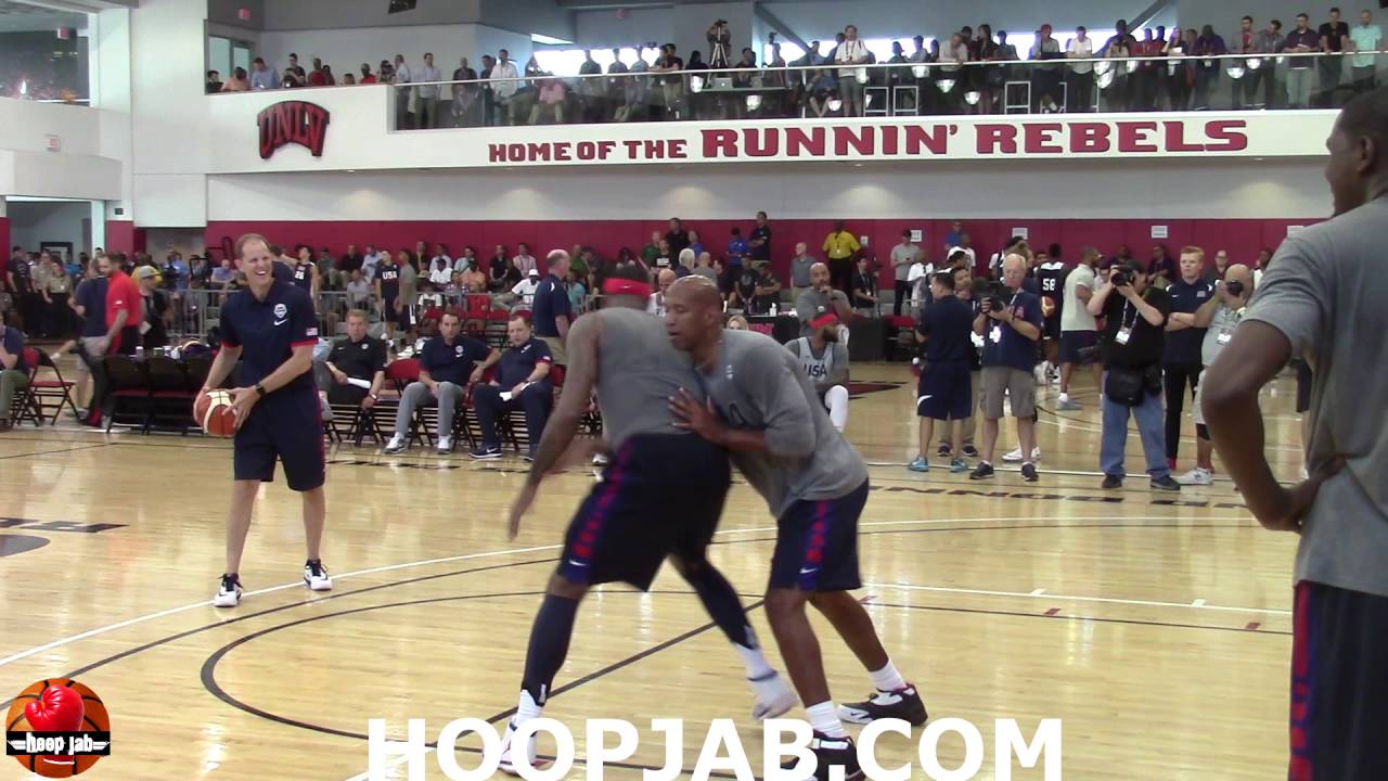 Carmelo Anthony VS Monty Williams 1 on 1. USA Basketball Rio 2016 Olympics
