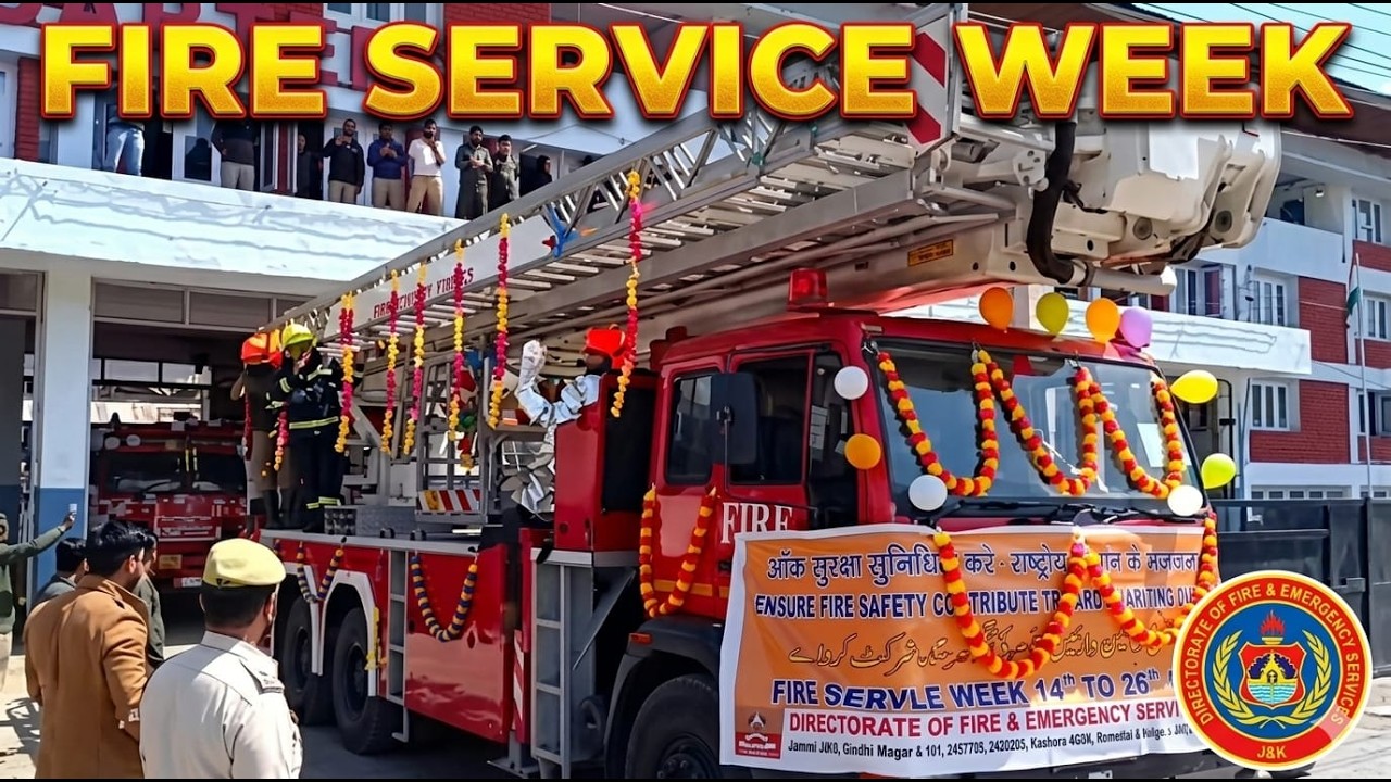 Together for Fire Prevention: Massive Awareness Drive Launched by J&K Fire & Emergency Services