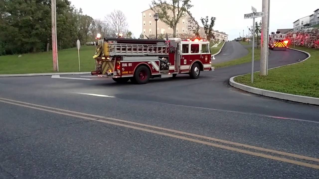 Structure Fire Response - Lower Heidelberg Twp, PA