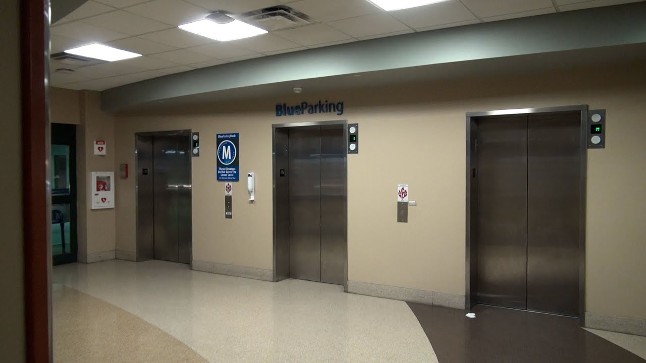Loud Otis GEN2 Elevators at the Blue Parking Garage, Kennestone Hospital, Marietta, GA