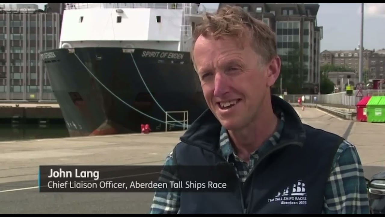 STV News | Interview with  John Ling, organiser of the 1991 & 1997 Aberdeen Tall Ships Races