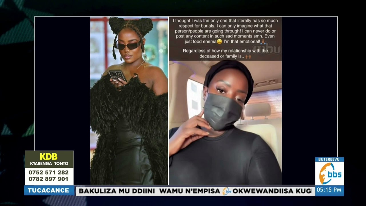Lydia Jazmine atabukidde abagenda mu kuziika nebadda mu kukwata video n'ebifaananyi #Tucacance