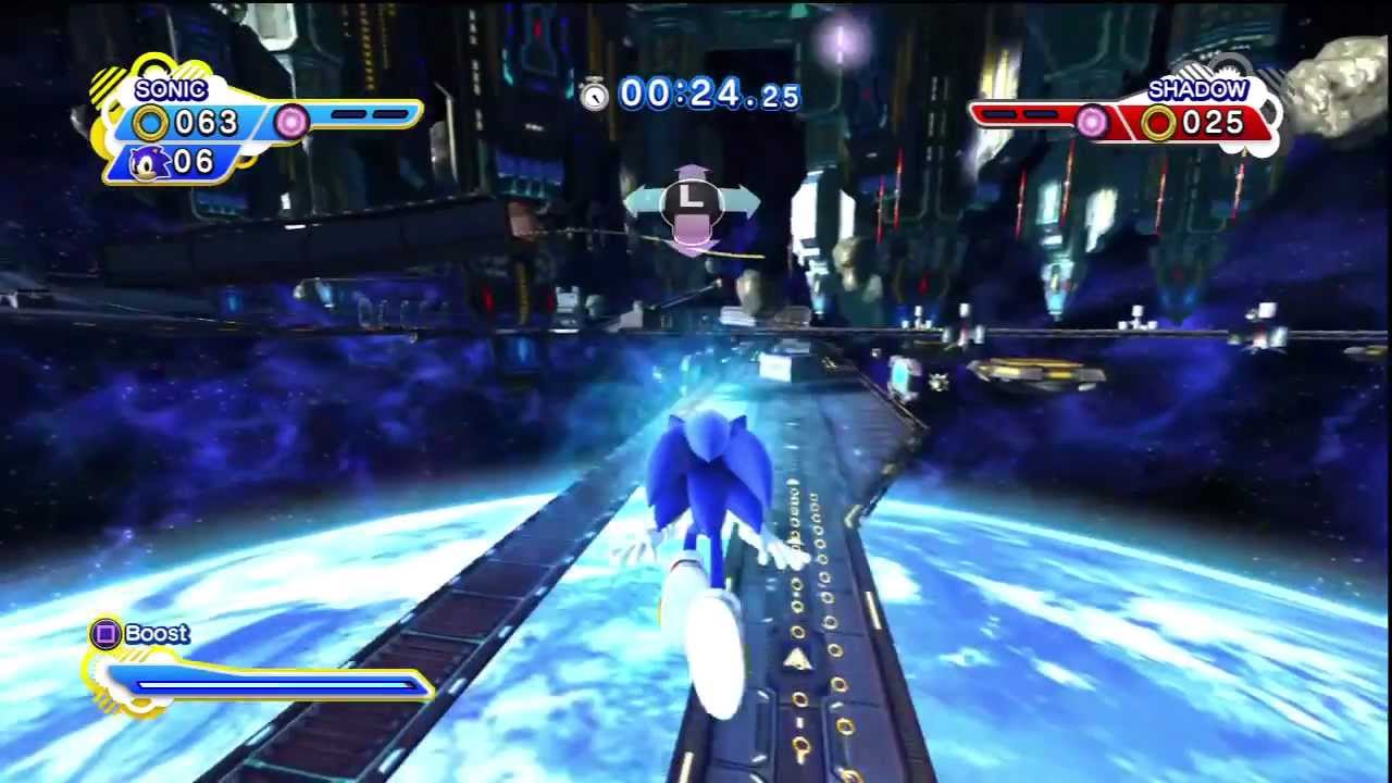 Sonic Generations Playthrough: Part 9 - Shadow Rival Battle & More Key Hunting