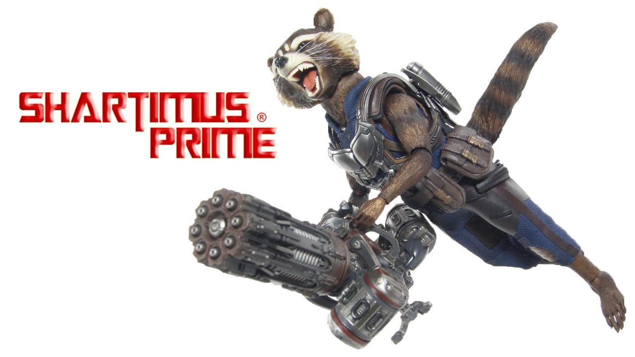 Hot Toys Rocket Raccoon Deluxe Guardians of the Galaxy Vol 2 1:6 Scale Collectible Figure Review