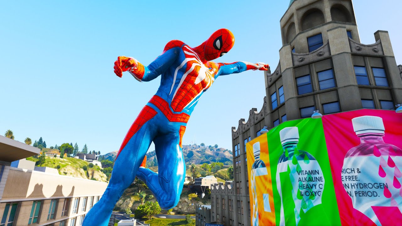 GTA 5 SPIDERMAN CRAZY MOMENTS | GTA V SPIDERMAN FUNNY MOMENTS jumps/fails ( Euphoria Ragdolls) eps15