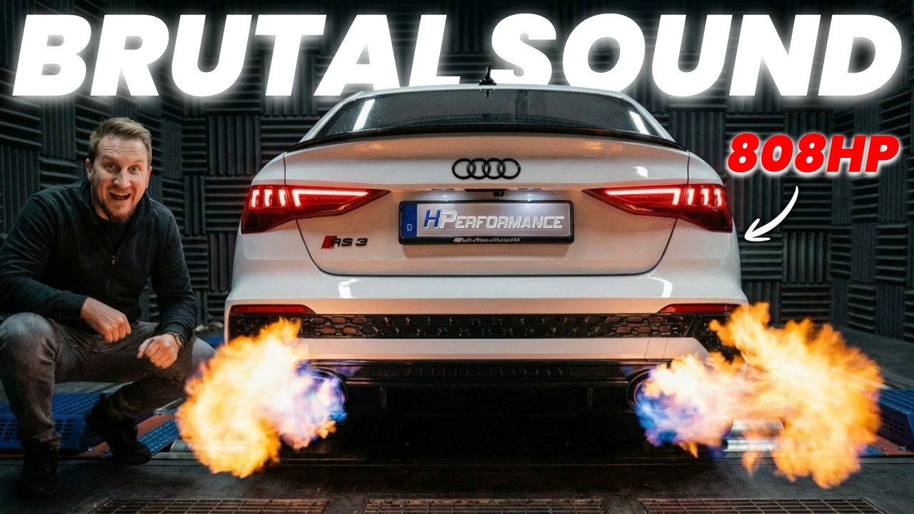 THIS IS OUR 808HP SETUP FOR AUDI RS3 8Y | on E85 | TC Turbos X8 Hybrid Turbocharger