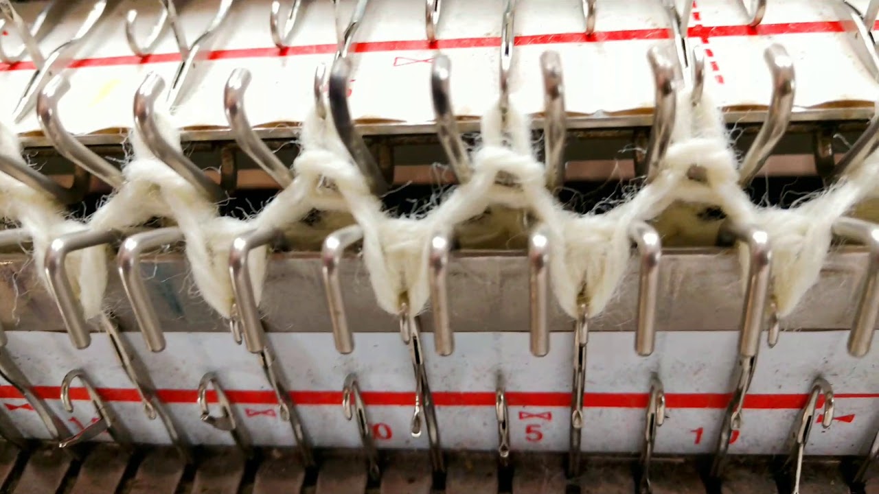 Half Fisherman's Rib on the Brother 260 Knitting Machine