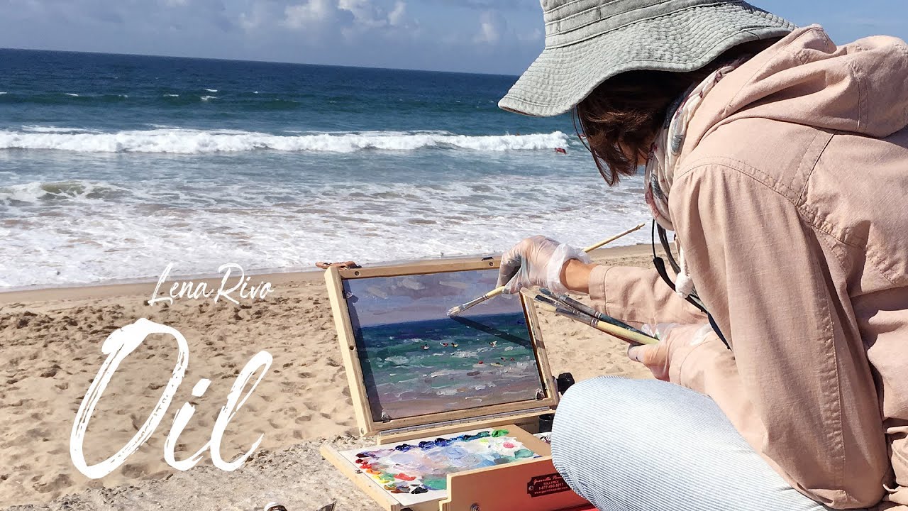 Oil seascape painting demonstration 