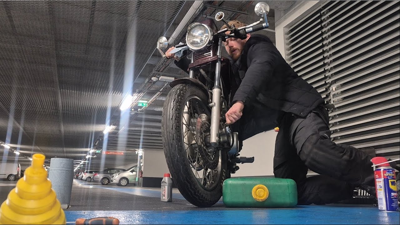Entretien annuel Yamaha SR125 (Pt2 Freinage)