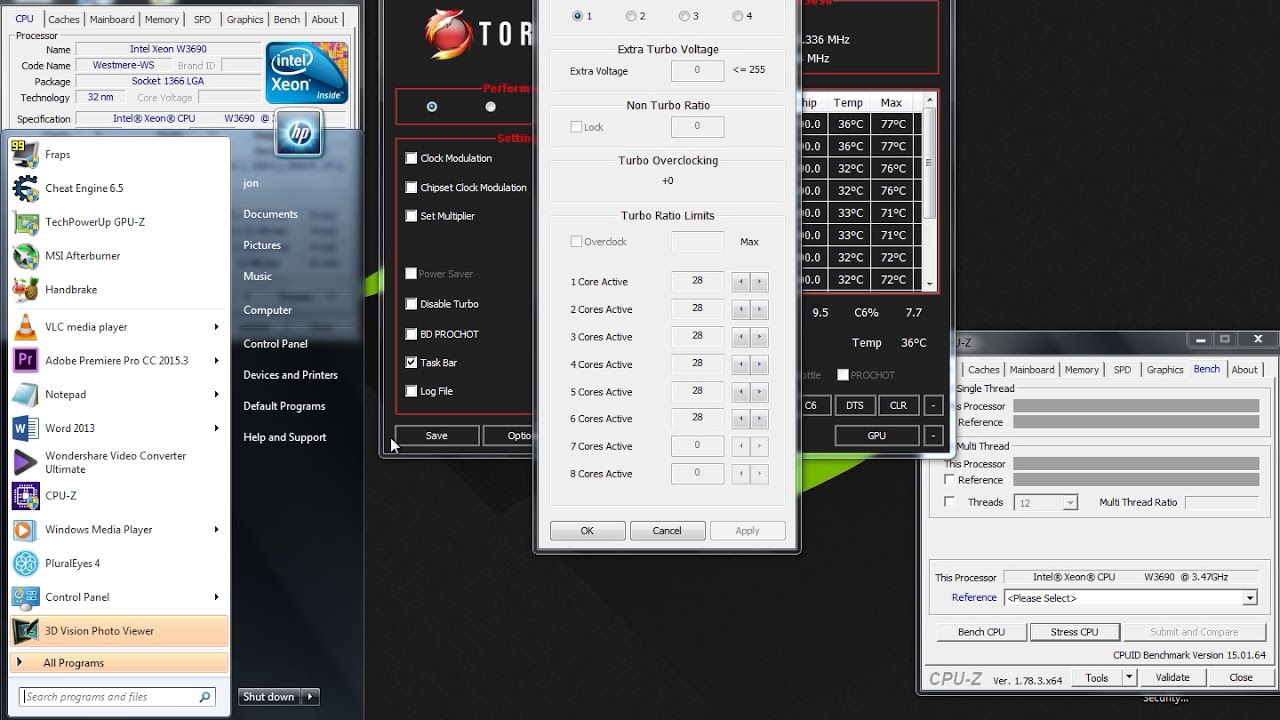 Intel Xeon W3690 Overclock