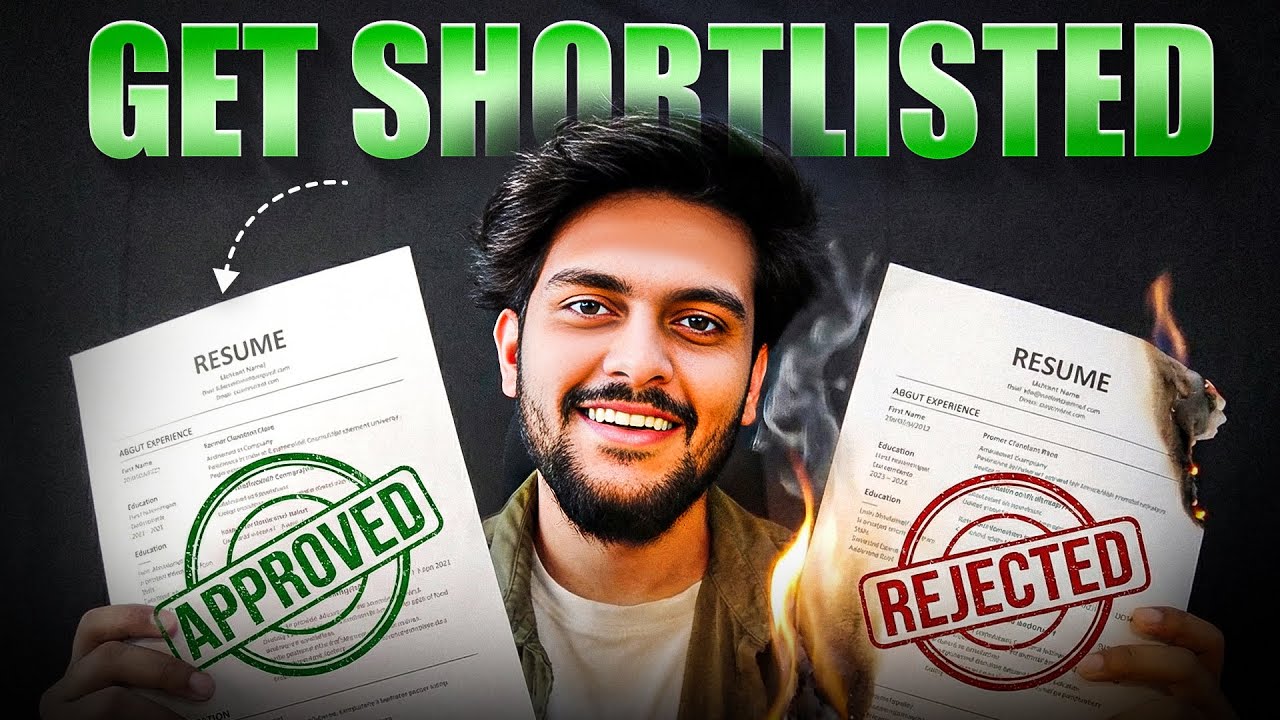 🔥[FREE] Resume Master Class in 10 min | ATS-Friendly Resume Format | DOs & DON'Ts in Your Resume