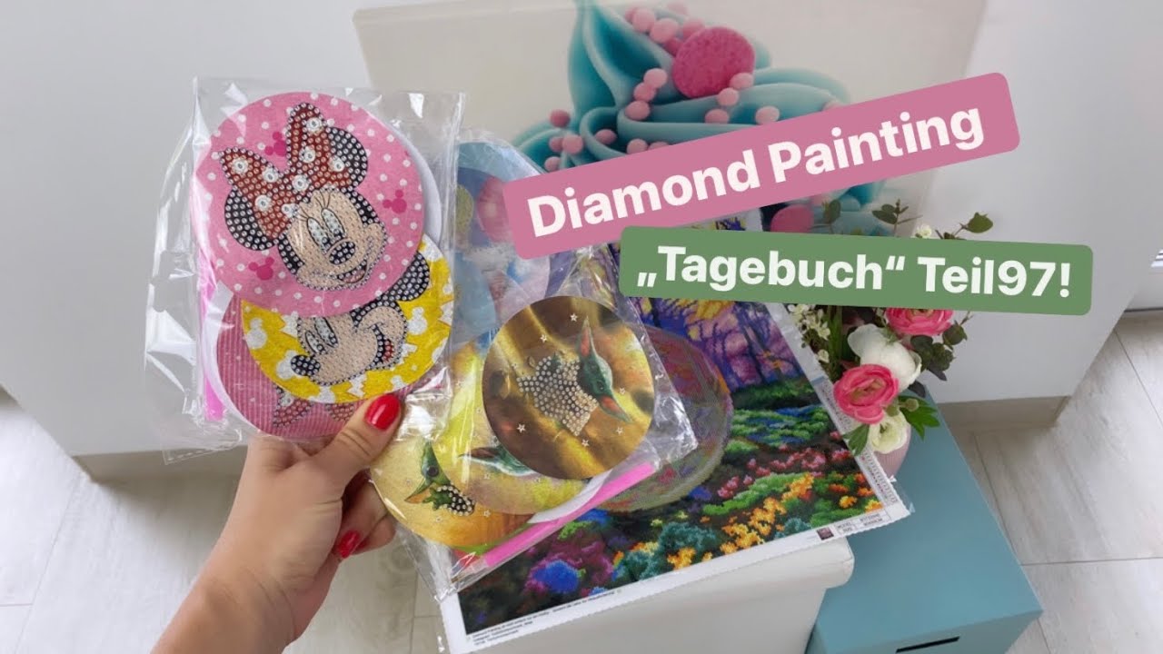 Diamond Painting „Tagebuch“ Teil97! ✅ Update „SummerBubble“ & so funktionieren die neuen Aufnäher!