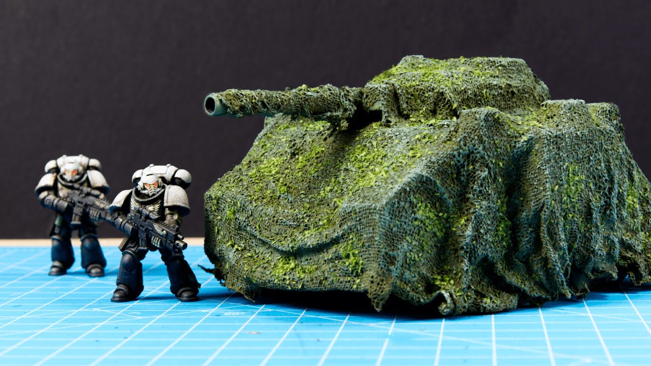 How to Make a Camoflaged Miniature Tank From Scratch