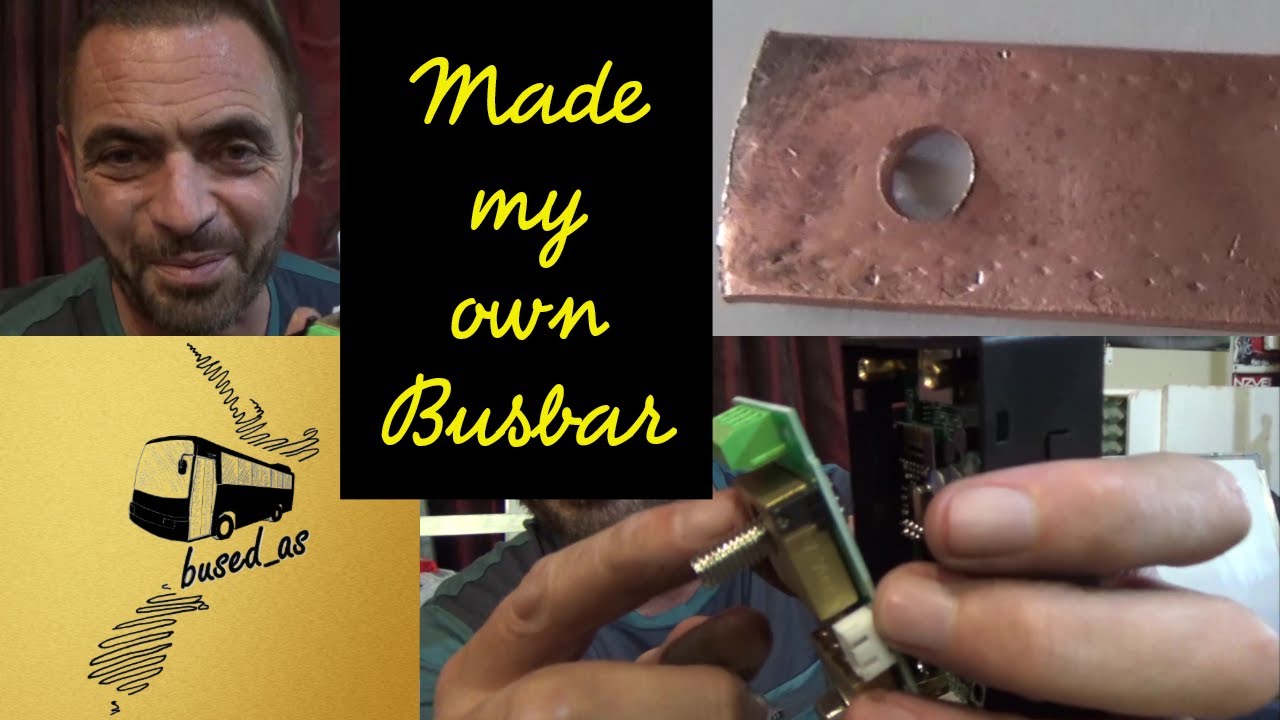 Copper Busbar | A DIY Copper Busbar from an old pipe. Reduce, Reuse, Recycle