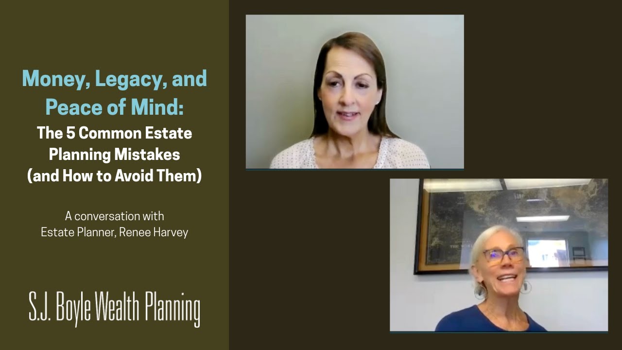 Money, Legacy, and Peace of Mind:The 5 Common Estate Planning Mistakes (and How to Avoid Them)