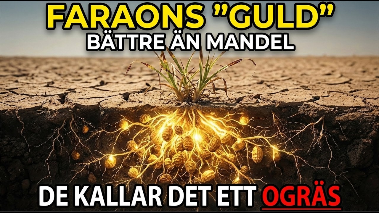 Odla jordmandel (Chufa): Den ultimata överlevnadsmaten som överlever allt