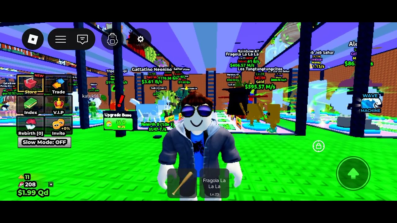 Escape tsunami for brainrots gamplay