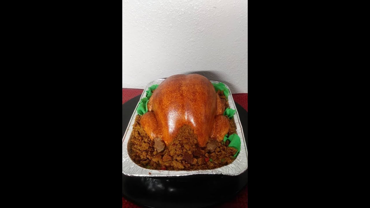 Thanksgiving Turkey Cake tutorial