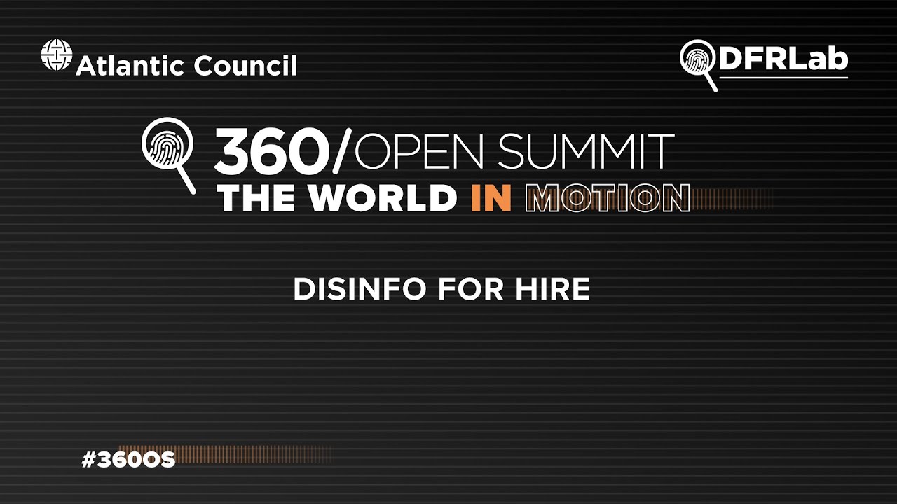 Disinfo for hire