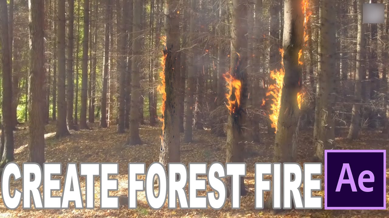 Create Realistic Forest Fire Wildfire in After Effects
