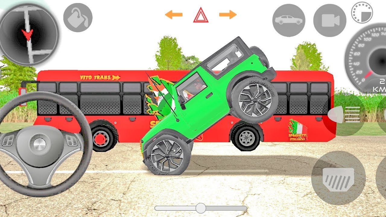 🔥 Modified Mahindra Thar 😈 | Indian Green Thar Cartoon Game | Android Gameplay 2025 – Part 1