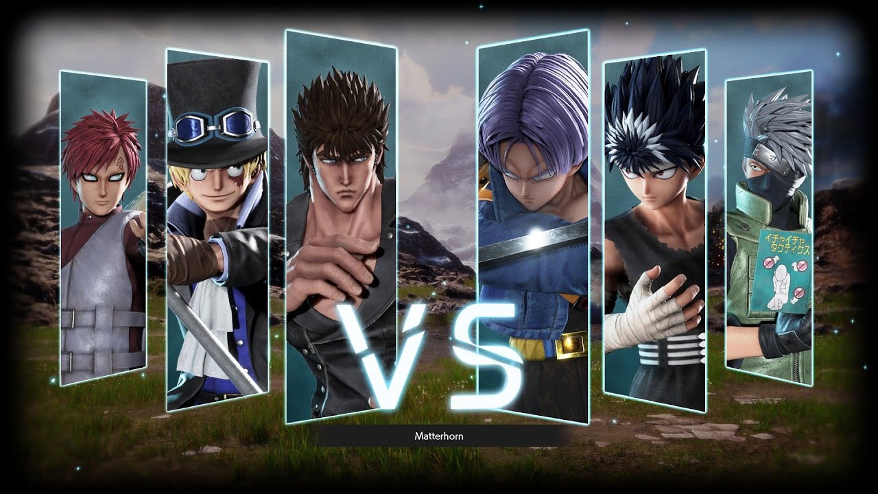 Jump Force's Fight 51 (Kenshiro, Sabo & Gaara vs Trunks, Hiei & Kakashi)