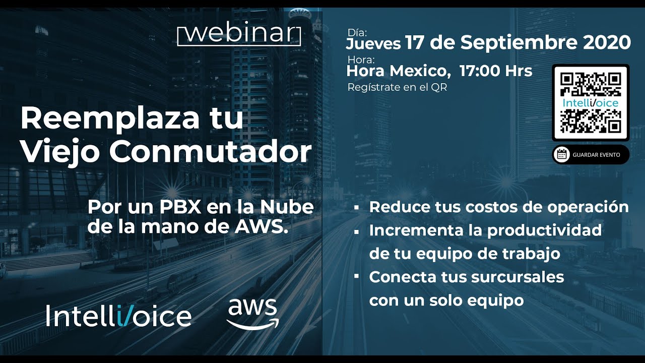 Webinar Reemplazo de Conmutador por uno en la Nube by IntelliVoice