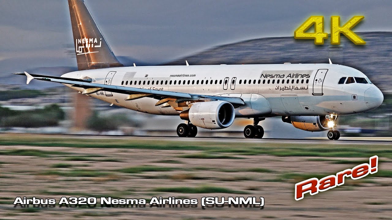 Airbus A320 Nesma Airlines (SU-NML) Rare!
