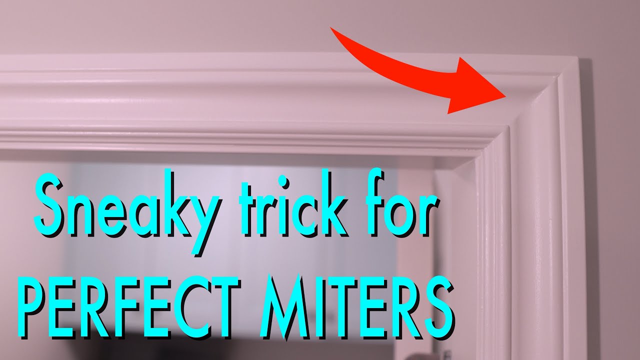The Easiest Way to Get Perfect Miters Every Time!!!