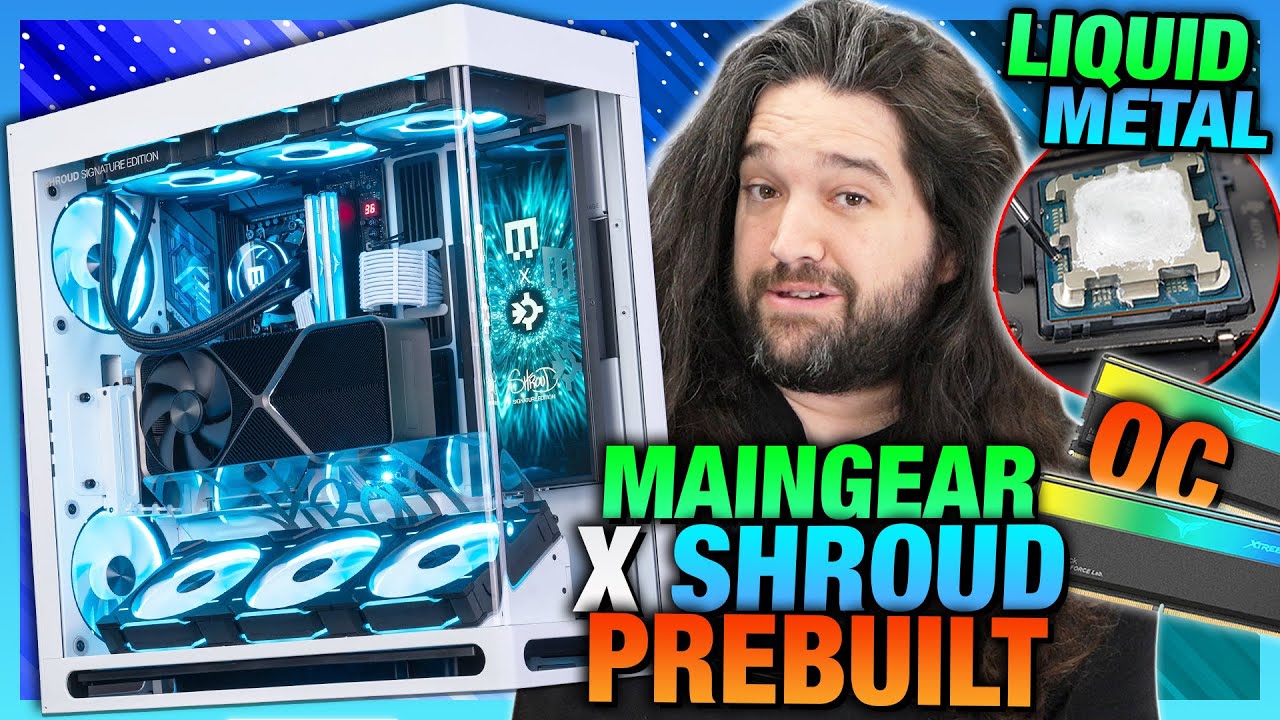 Maingear Overclocked Prebuilt with Liquid Metal: $6000 Shroud Pre-Built Gaming PC Review