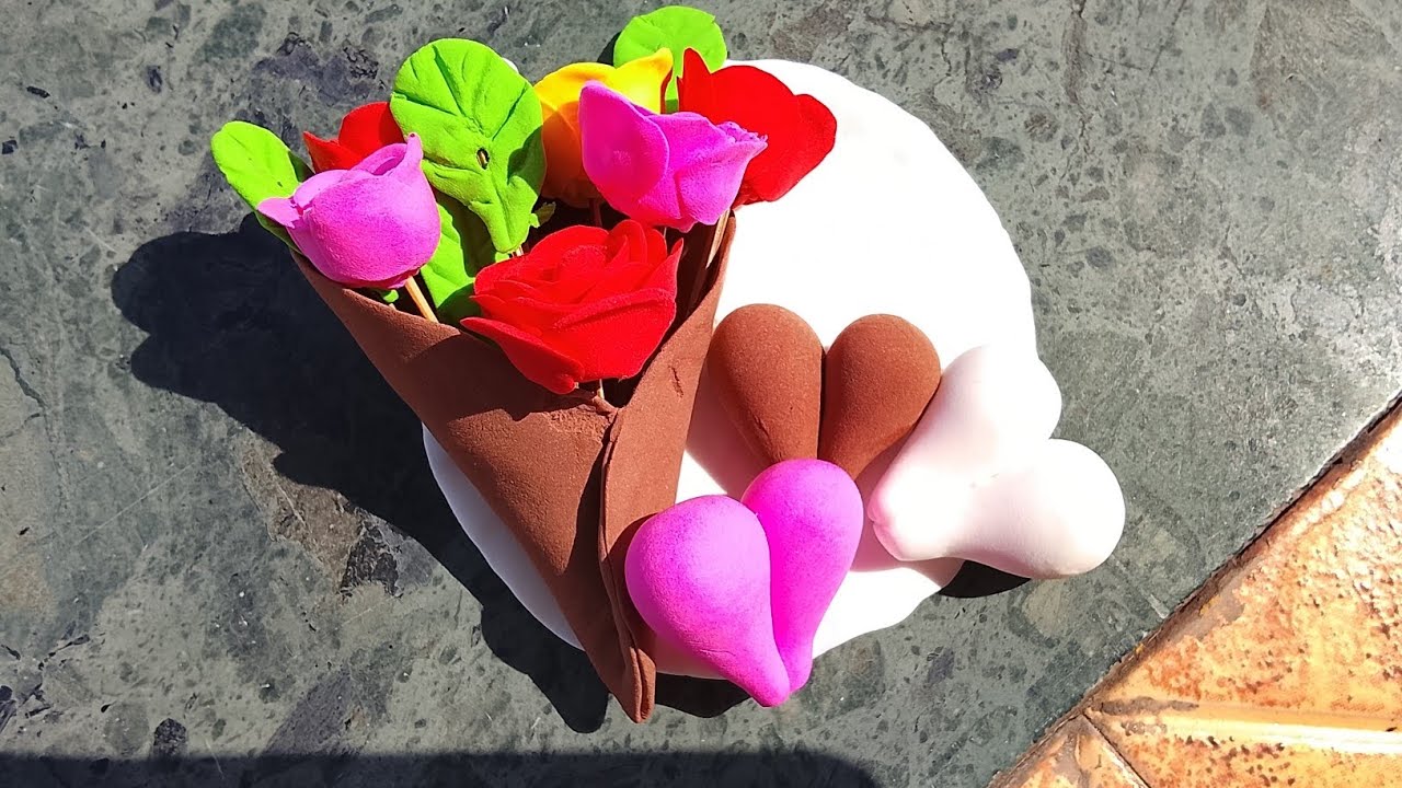 Diy valentine bouquet | step by step method| Diy tutorial|