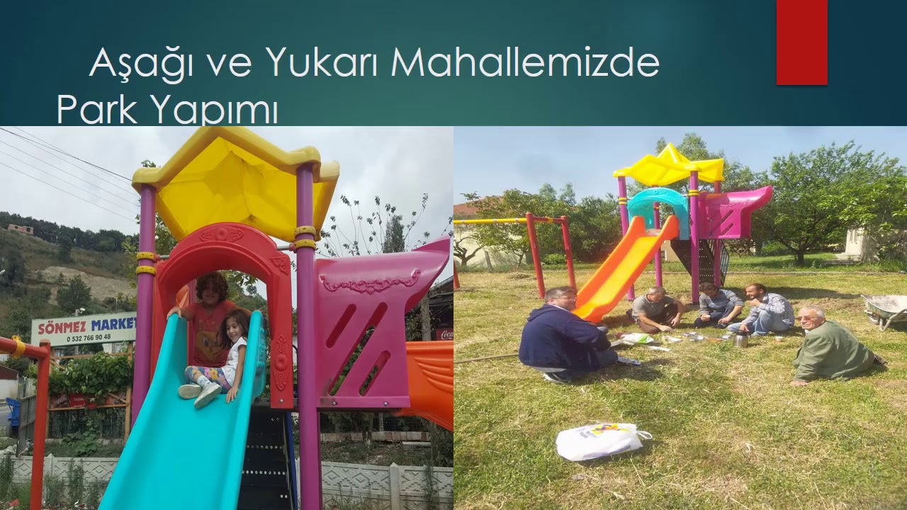 Geyve Bağlarbaşı muhtarı Hakan Özbağ çalışıyor..