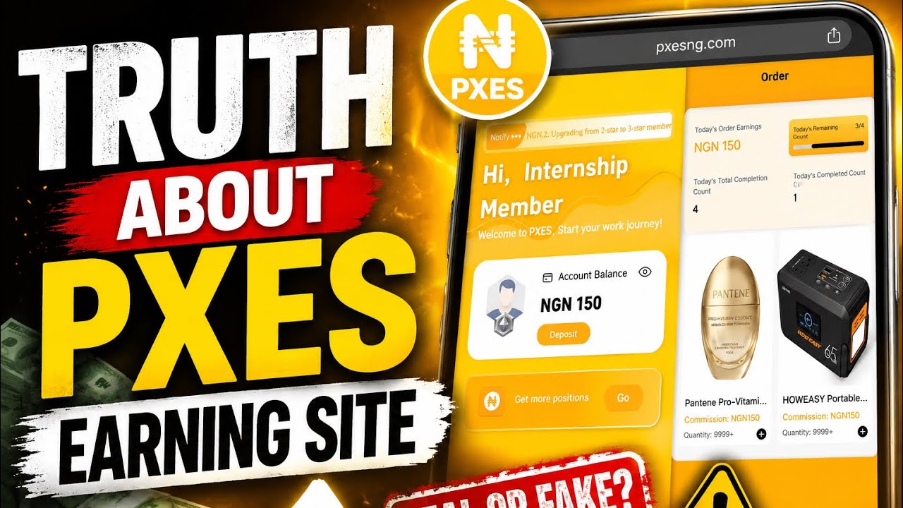 Is PXES Earning Platform Legit Or Scam? (pxesng.com Honest Review)