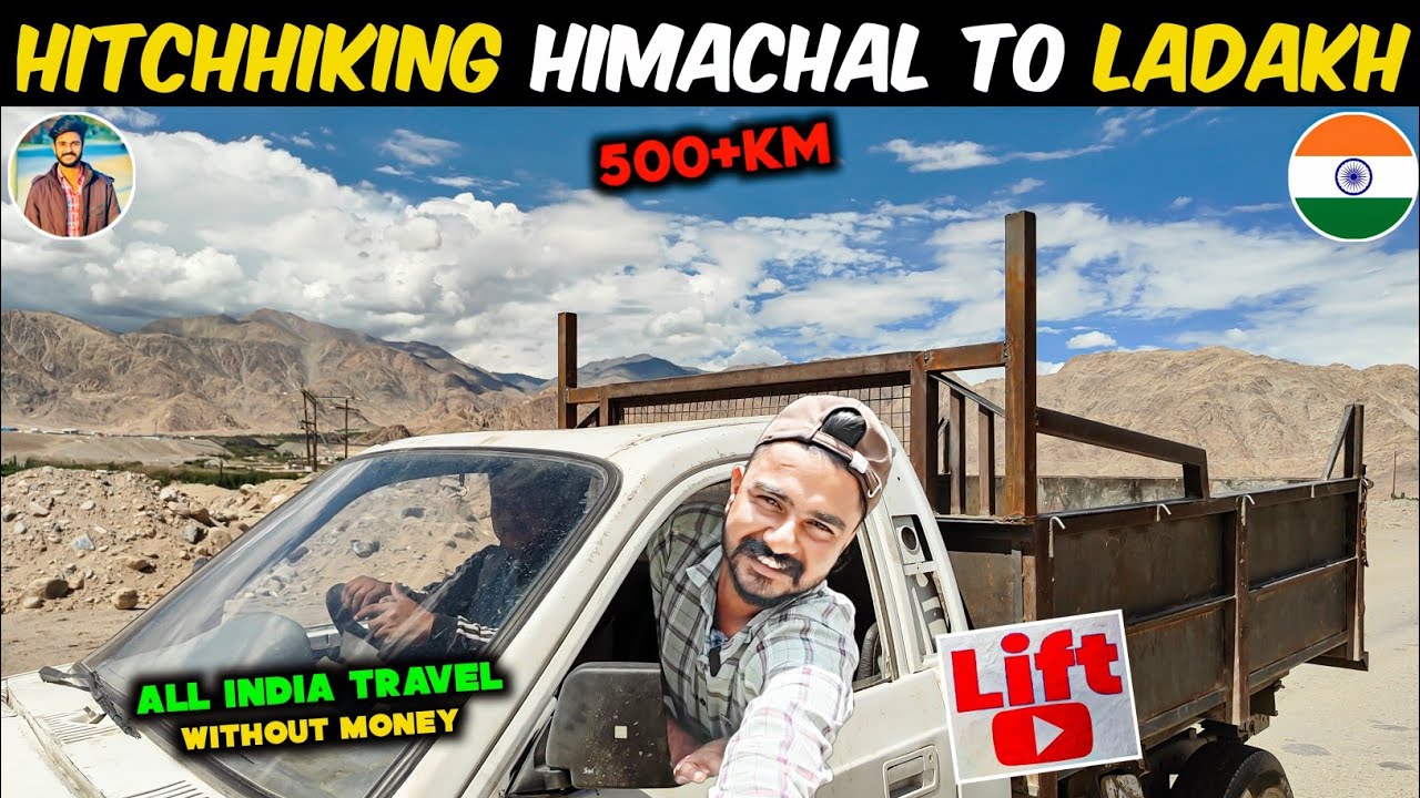 Hitchhiking Himachal Pradesh To Ladakh 😍 | Hitchhiking | Vlogger Veera