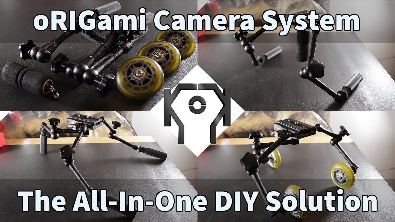 oRIGami Camera System - DIY Steadicam, Table Dolly, Shoulder Rig, Fig Rig, and Slider - All In One