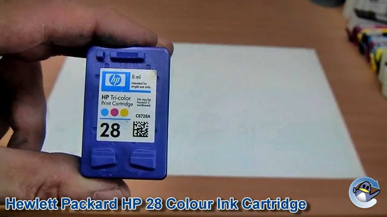 Inside HP 28 (C8728AN) Colour Ink Cartridge