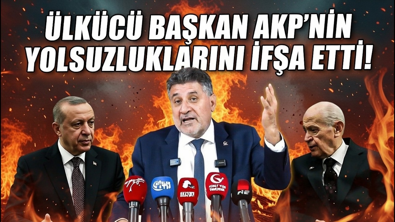 Ülkücü Başkan AKP'nin yolsuzluklarını tek tek ifşa etti!