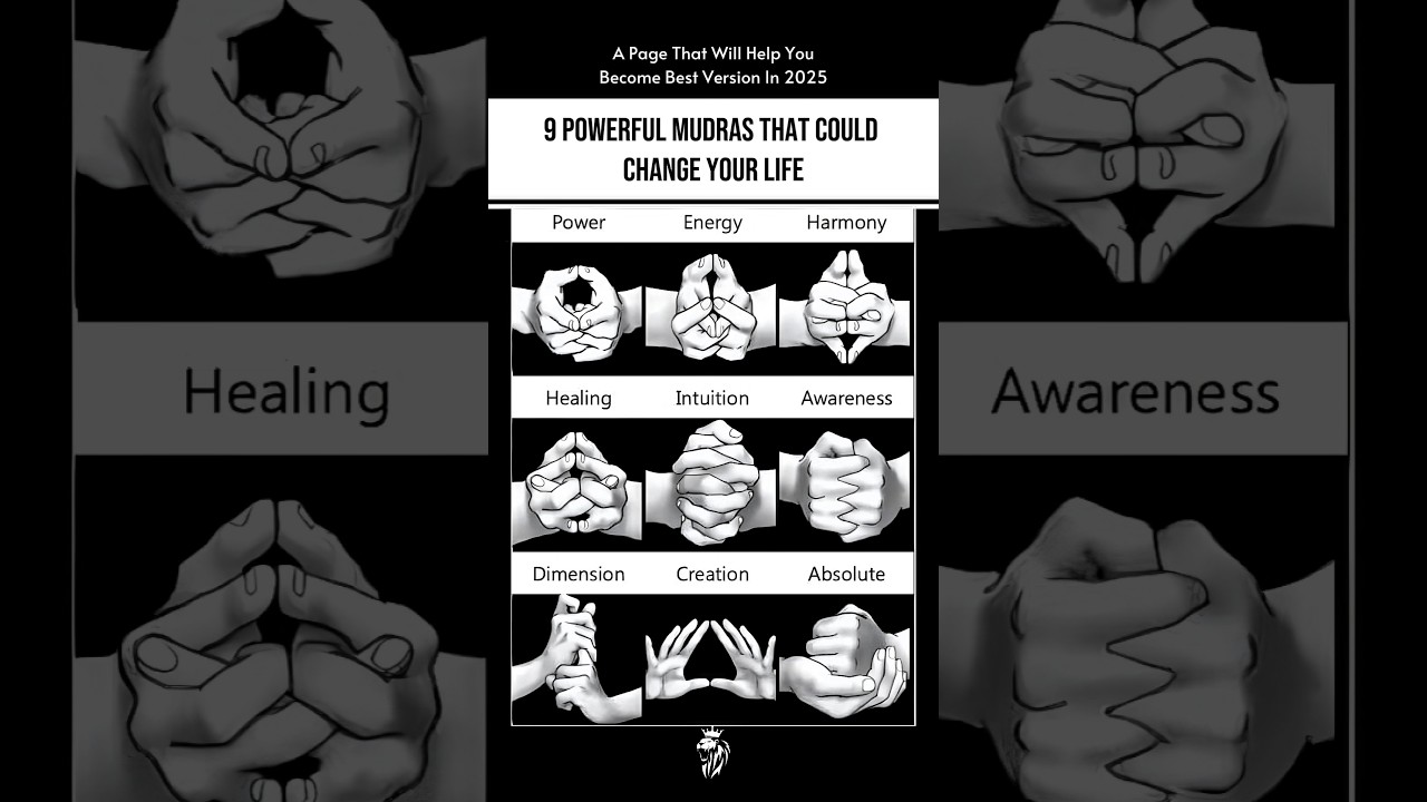 These 9 Hand Signs Can Activate Your Energy 💪🏻 | Mind-Blowing Facts! 🤯 #motivation #mindset #shorts