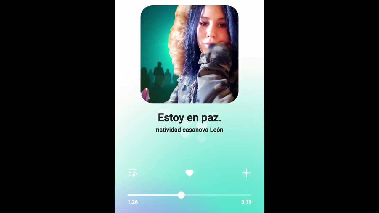 Estoy  en paz.