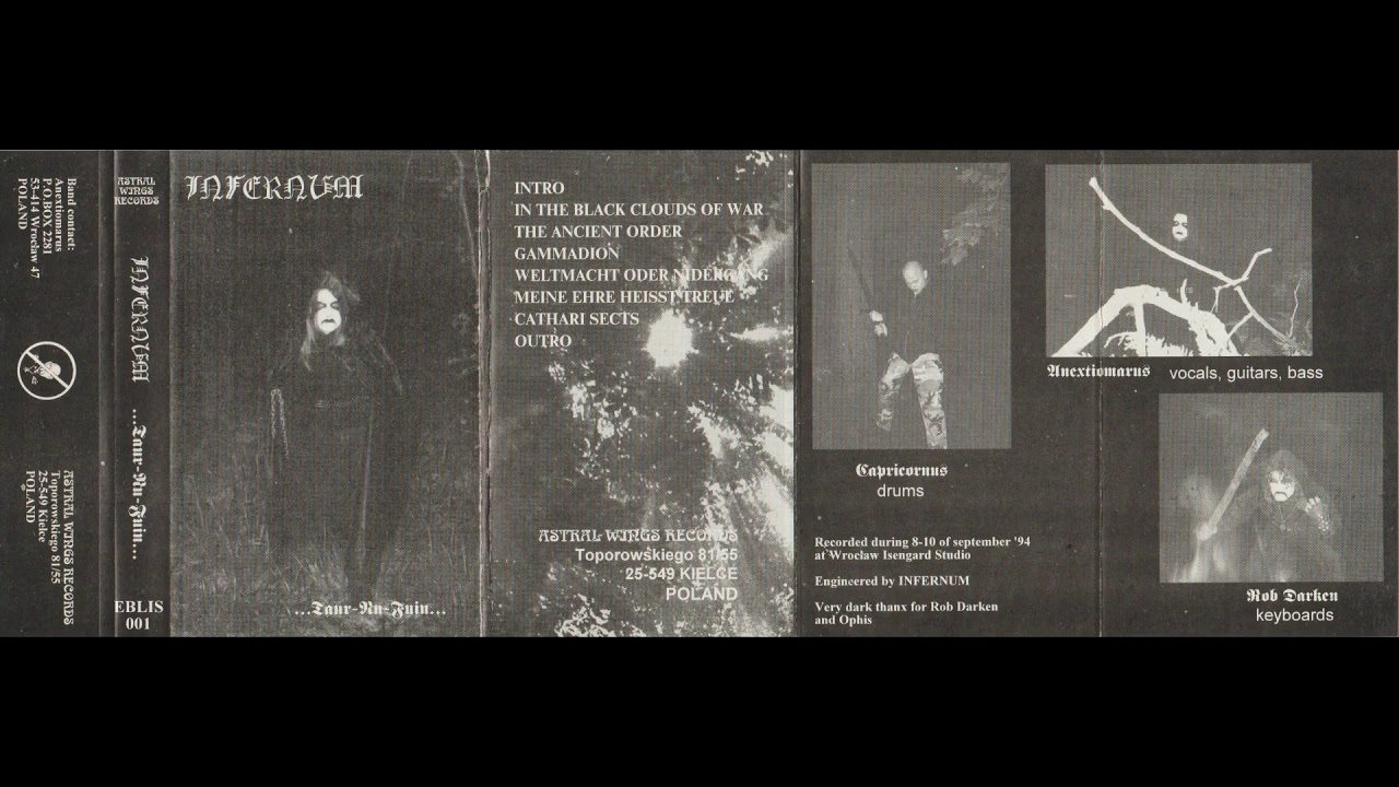 Infernum - ...Taur-Nu-Fuin... (1995) (Raw Black Metal, Dungeon Synth)