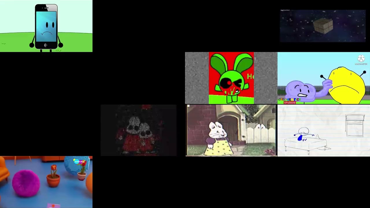 (REQUESTED) 16 Creepypasta Videos Upcoming Jumpscares Played At Once (Magenta V Version)